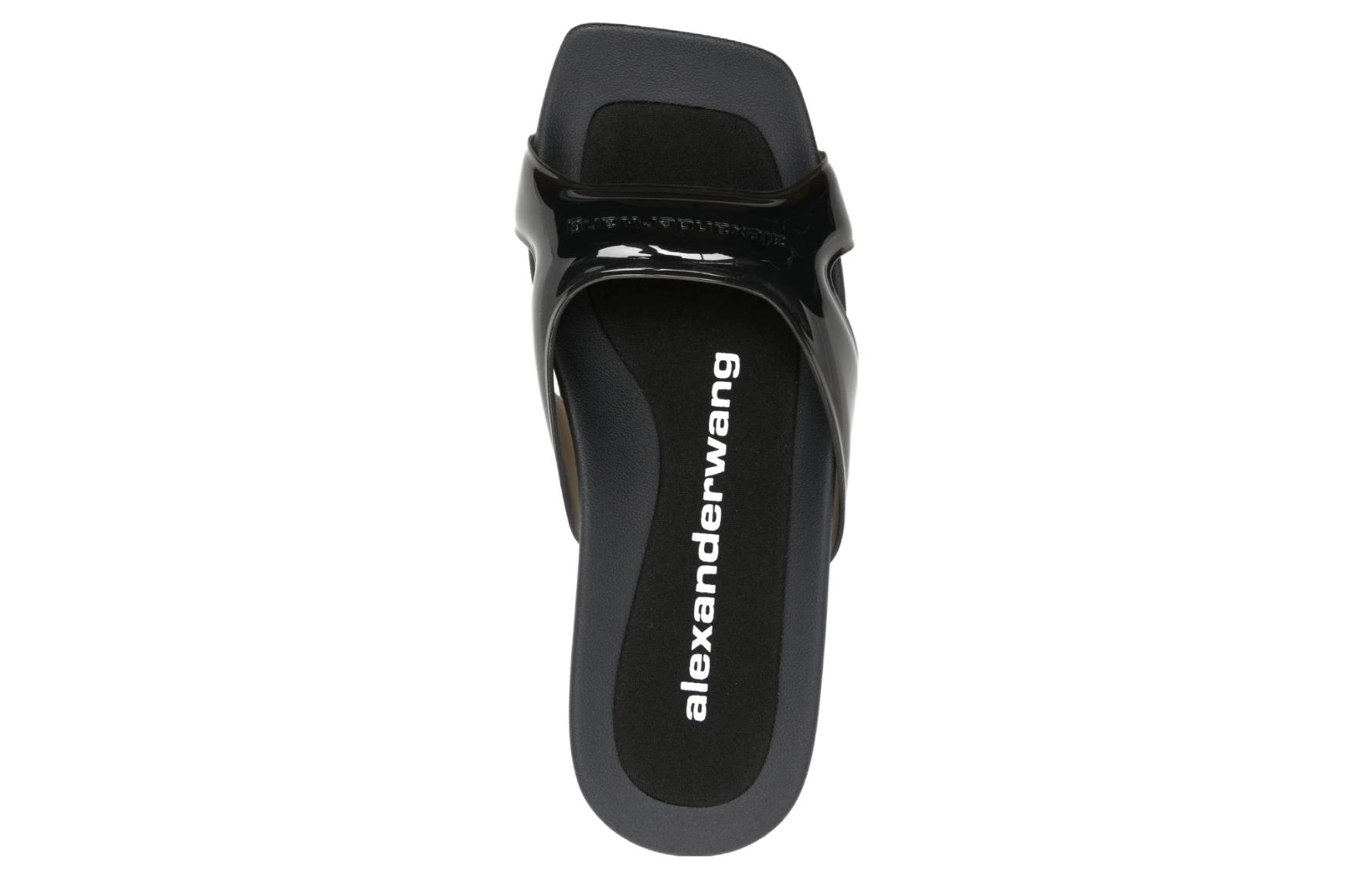 Shop (W) Alexander Wang Sandalo Aperto Tacco Grosso ''Nero'' 30223F033001
