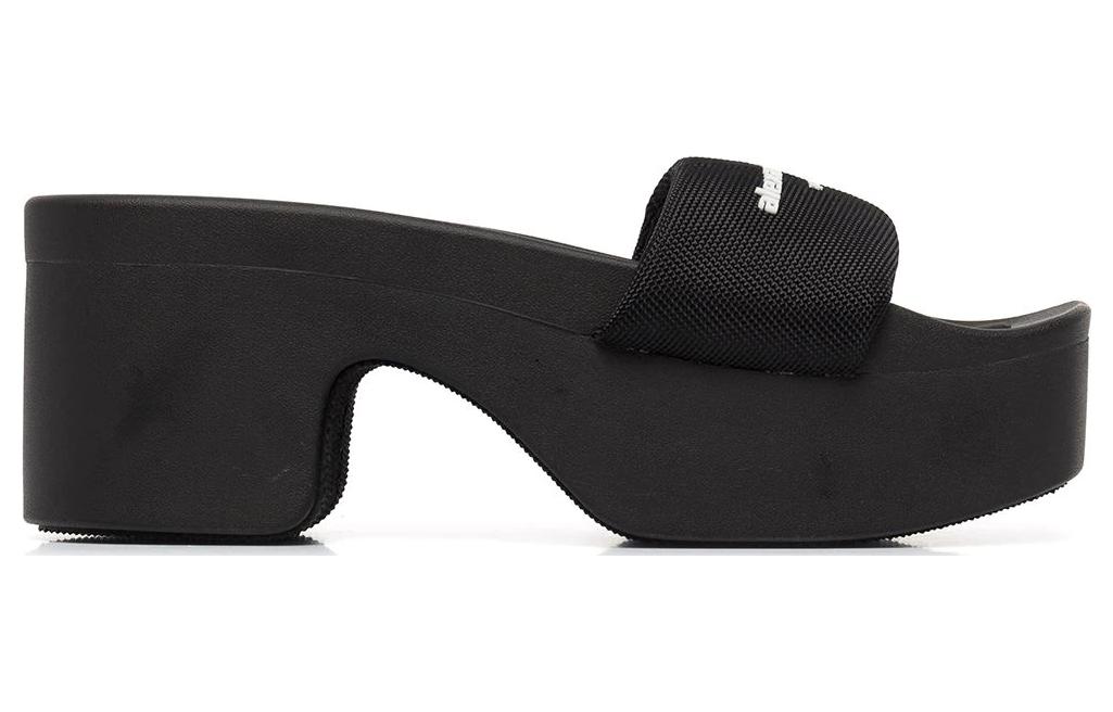 Lookbook (Women) Alexander Wang Open-Toe Platform Slide 'Black Fashion' 30322S020001