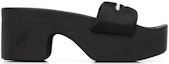 Lookbook (Women) Alexander Wang Open-Toe Platform Slide 'Black Fashion' 30322S020001