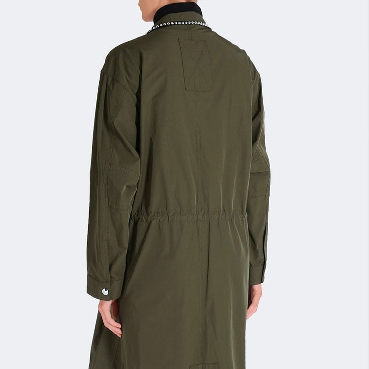 (Women) Alexander Wang Oversized Ball Chain Parka Military Green 1W273788E7-337 圖 6