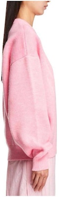 (W) 亚历山大王宽松落肩圆领毛衣 女款 粉色 UKC1231057-001 Shop (W) 亚历山大王宽松落肩圆领毛衣 女款 粉色 UKC1231057-001