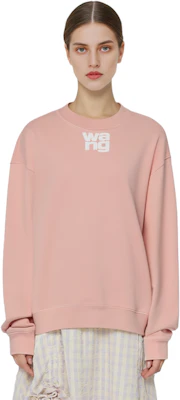 (W) 亚历山大王粉色泡沫标志毛巾布套头衫 4CC3211258-952 6