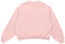 Lookbook (W) 亚历山大王粉色泡沫标志毛巾布套头衫 4CC3211258-952