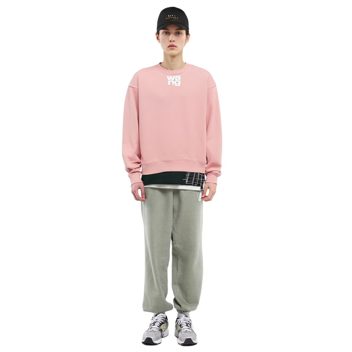 (Women) Alexander Wang Pink Foam Logo Terry Pullover Sweatshirt 4CC3211258-952 圖 8