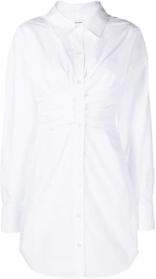 (W) Alexander Wang Kemeja Dress Lengan Panjang Lipit Solid 4WC2236213-111 Order (W) Alexander Wang Kemeja Dress Lengan Panjang Lipit Solid 4WC2236213-111