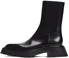 (Women) Alexander Wang Presley 'Simple Fashion Chunky Heel Leather Boot Black' 30122B011001 (Women) Alexander Wang Presley 'Simple Fashion Chunky Heel Leather Boot Black' 30122B011001