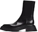 Buy (W) Alexander Wang Presley 'Kasut Kulit Tumit Tebal Hitam Fesyen Mudah' 30122B011001