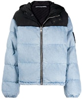 (Women) Alexander Wang Quilted Patchwork Jacket in Blue. 4DC2202796-453 (Women) Alexander Wang Quilted Patchwork Jacket in Blue. 4DC2202796-453