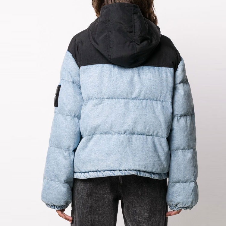 Shop (Women) Alexander Wang Quilted Patchwork Jacket in Blue. 4DC2202796-453