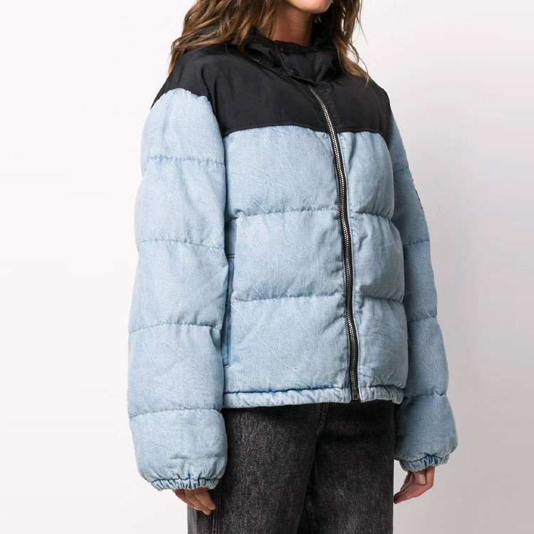 Purchase (Women) Alexander Wang Quilted Patchwork Jacket in Blue. 4DC2202796-453
