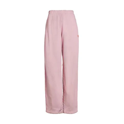 (Women) Alexander Wang Red Apple Logo Print Knit Sweatpants Women’s 4CC2244380-pink
