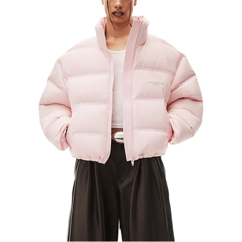 (Women) Alexander Wang Reflective Logo Short Puffer Jacket for Women. 1WC4233241