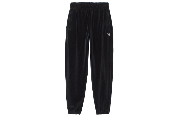 (Women) Alexander Wang Rhinestone Logo Jogger Sweatpants Women’s Black 4CC3214111-001