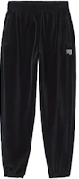 Order (W) Alexander Wang Celana Jogger Logo Rhinestone Wanita Hitam 4CC3214111-001
