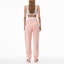 Shop (W) Alexander Wang Celana Jogger Ketat Logo Rhinestone Warna Pink. 4CC3214111-691