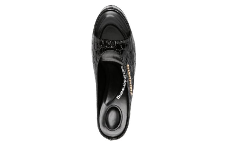(W) Alexander Wang Round Toe CMFT Slide 'Black' 圖 5