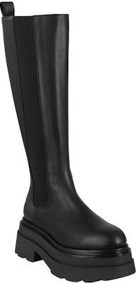 (Women) Alexander Wang Round Toe High-Top Boots 'Warm Black' 30423B035001 Lookbook (Women) Alexander Wang Round Toe High-Top Boots 'Warm Black' 30423B035001