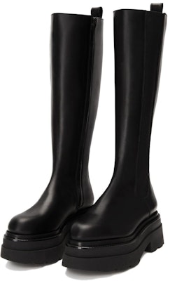 (Women) Alexander Wang Round Toe High-Top Boots 'Warm Black' 30423B035001 Shop (Women) Alexander Wang Round Toe High-Top Boots 'Warm Black' 30423B035001