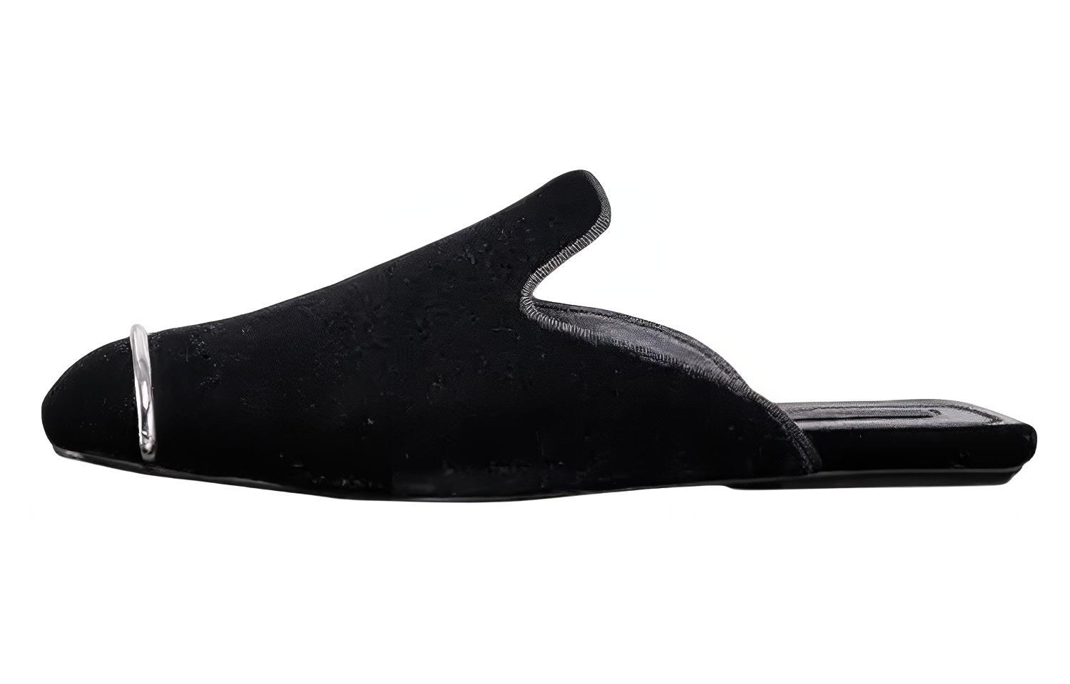 Buy (W) Sandal Alexander Wang 'Black Cut-Out Heel Slip-On' 3037F0035T001