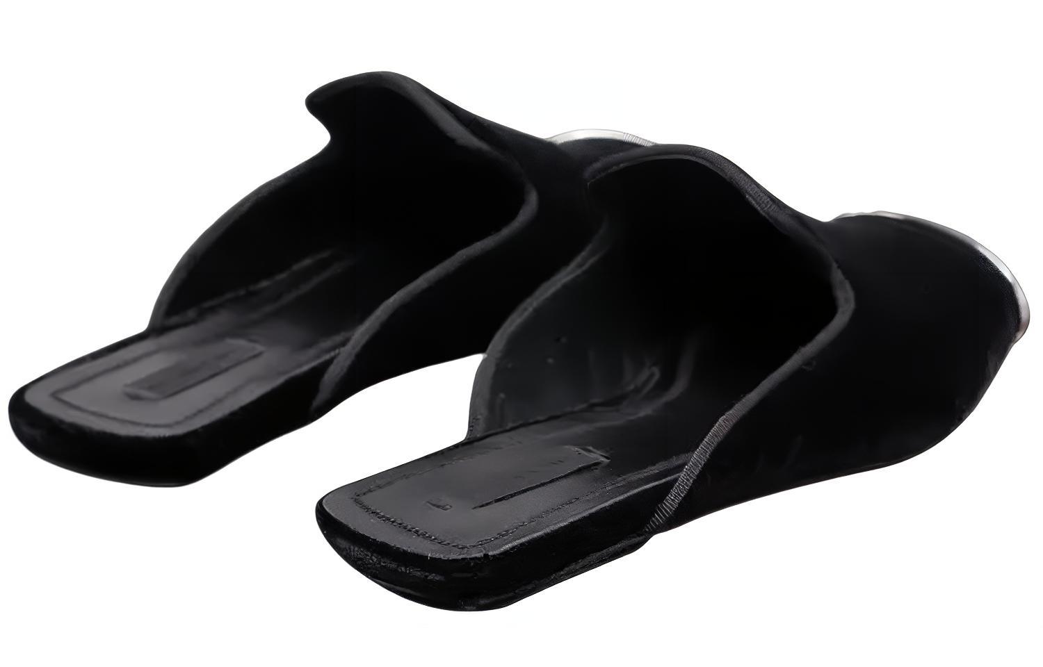 Shop (W) Sandal Alexander Wang 'Black Cut-Out Heel Slip-On' 3037F0035T001