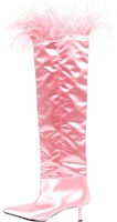 (Women) Alexander Wang Satin 'Fashion High-Top Boots Pink' 30123B010671 (Women) Alexander Wang Satin 'Fashion High-Top Boots Pink' 30123B010671
