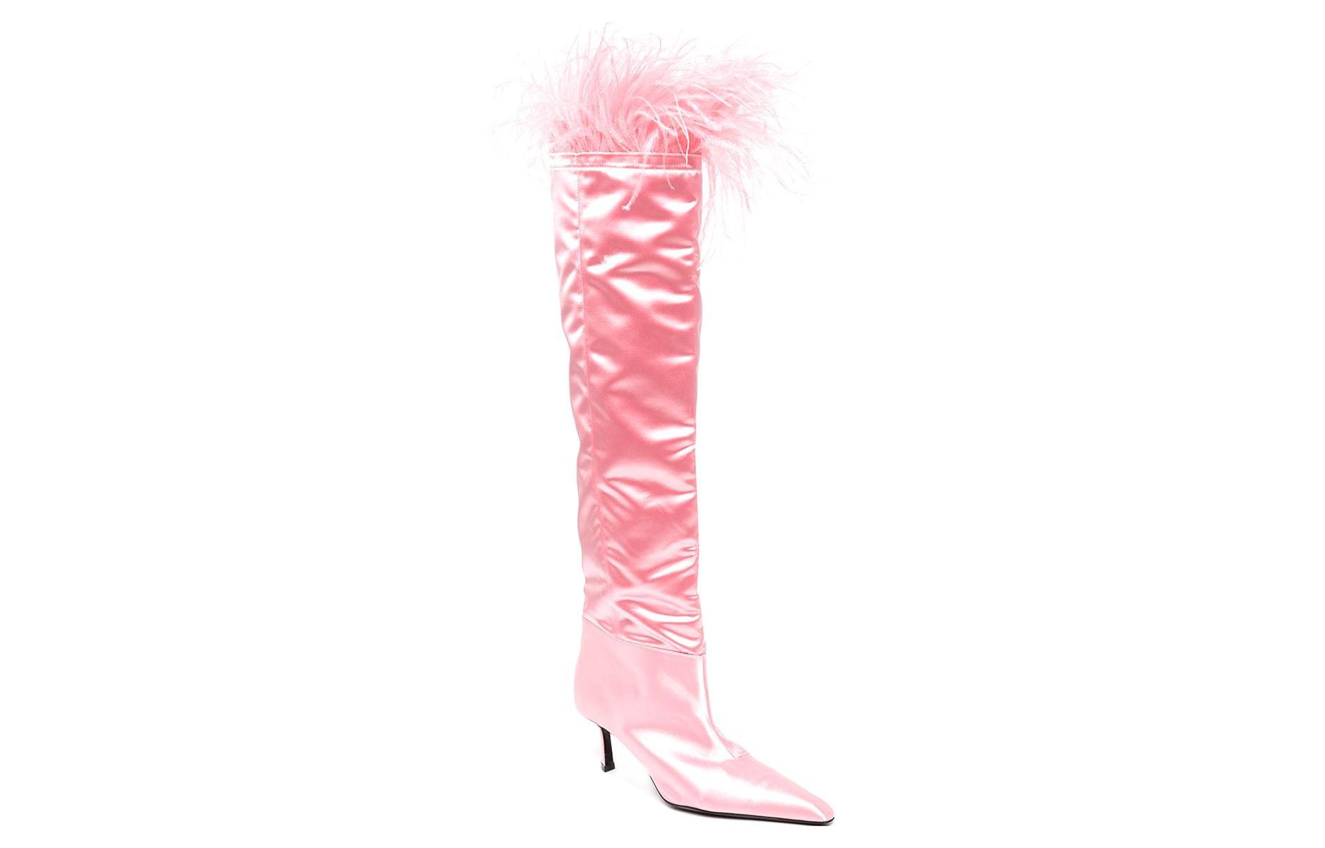 Lookbook (W) Alexander Wang Botas Altas de Satén Rosa 'Fashion High-Top Boots' 30123B010671