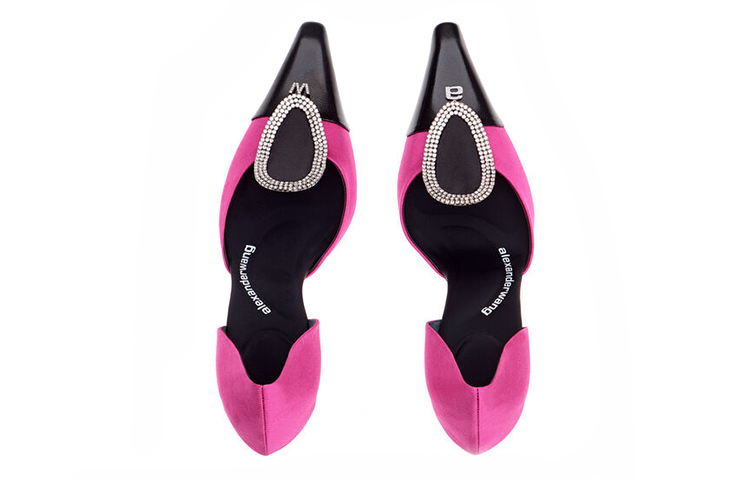 (W) Alexander Wang Satin Leather High Heels 'Pink' 圖 2