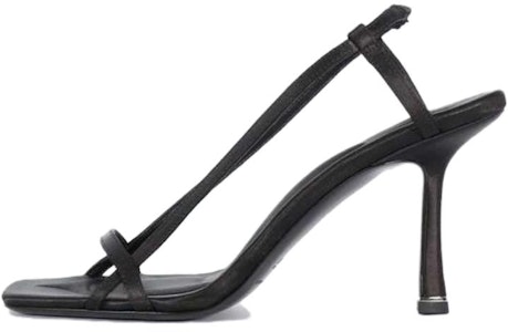 (W) Alexander Wang Satin Logo Lace High Heel Sandals 'Hitam' 30122S006001 Buy (W) Alexander Wang Satin Logo Lace High Heel Sandals 'Hitam' 30122S006001