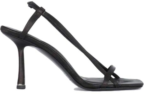 (W) Alexander Wang Satin Logo Lace High Heel Sandals 'Hitam' 30122S006001 Order (W) Alexander Wang Satin Logo Lace High Heel Sandals 'Hitam' 30122S006001