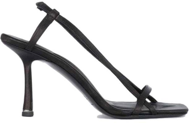 (Women) Alexander Wang Satin Logo Lace High Heel Sandals 'Black' 30122S006001 Order (Women) Alexander Wang Satin Logo Lace High Heel Sandals 'Black' 30122S006001