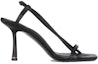Order (W) Alexander Wang Satin Logo Lace High Heel Sandals 'Hitam' 30122S006001