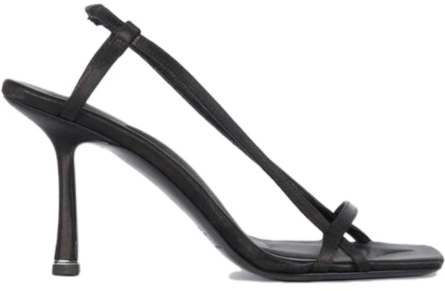 (Women) Alexander Wang Satin Logo Lace High Heel Sandals 'Black' 30122S006001 Lookbook (Women) Alexander Wang Satin Logo Lace High Heel Sandals 'Black' 30122S006001