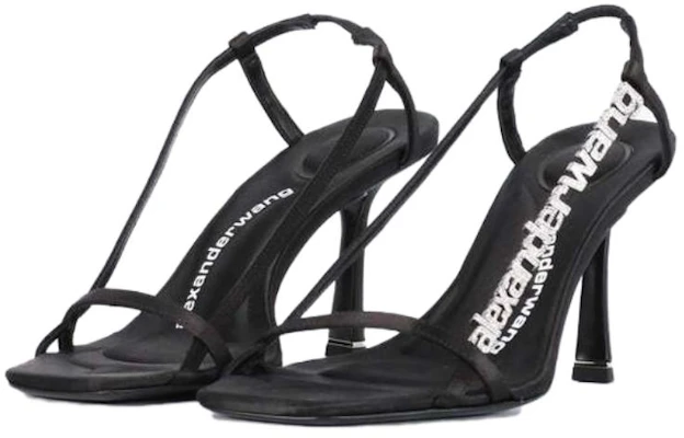(Women) Alexander Wang Satin Logo Lace High Heel Sandals 'Black' 30122S006001 Shop (Women) Alexander Wang Satin Logo Lace High Heel Sandals 'Black' 30122S006001