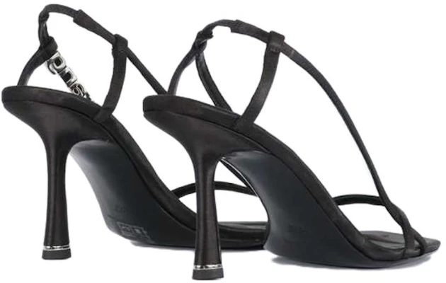 (Women) Alexander Wang Satin Logo Lace High Heel Sandals 'Black' 30122S006001 Purchase (Women) Alexander Wang Satin Logo Lace High Heel Sandals 'Black' 30122S006001