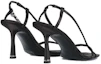 Purchase (Women) Alexander Wang Satin Logo Lace High Heel Sandals 'Black' 30122S006001