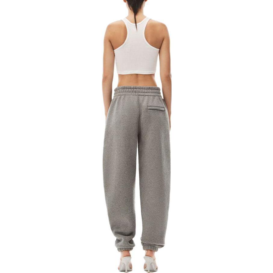 Shop (W) Alexander Wang Pantalones Jogger Grises Brillantes Mujer Ropa Deportiva Casual. 4CC3234385-079