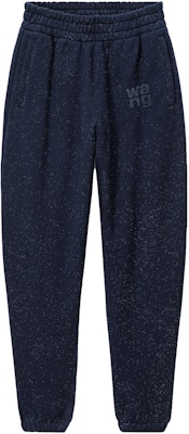 (W) アレキサンダー ワン シャイニー スパンコール ロゴ ジョガーパンツ レディース ブルー 4CC3234385-065 Buy (W) アレキサンダー ワン シャイニー スパンコール ロゴ ジョガーパンツ レディース ブルー 4CC3234385-065