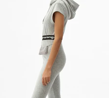 Sizing (W) Alexander Wang 女款燈芯絨短版連帽衫 4CC1201106