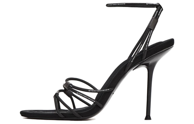 (W) Alexander Wang Sienna Elastic Lace Sandal 'Black'