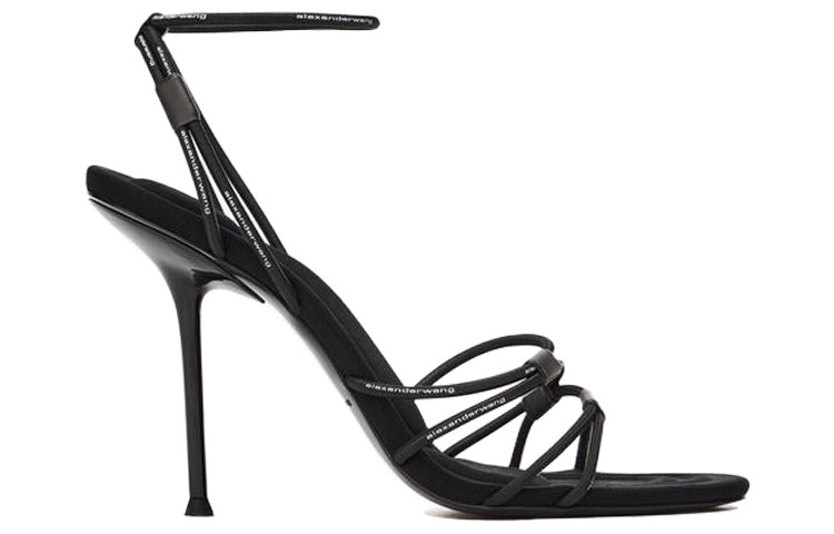 (W) Alexander Wang Sienna Elastic Lace Sandal 'Black' 圖 2