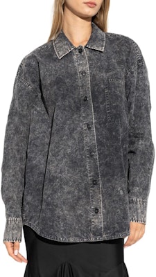 (Women) Alexander Wang Single-Breasted Pocket Long Sleeve Shirt Women - Grey 4WC3241409-018 Shop (Women) Alexander Wang Single-Breasted Pocket Long Sleeve Shirt Women - Grey 4WC3241409-018