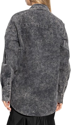 (Women) Alexander Wang Single-Breasted Pocket Long Sleeve Shirt Women - Grey 4WC3241409-018 Purchase (Women) Alexander Wang Single-Breasted Pocket Long Sleeve Shirt Women - Grey 4WC3241409-018