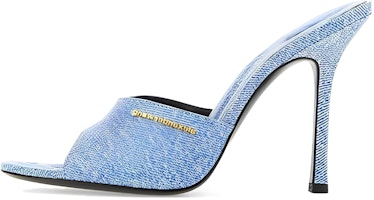 (Women) Alexander Wang Slide Sandal 'Blue Leatherette Round Toe' 30423S038473 (Women) Alexander Wang Slide Sandal 'Blue Leatherette Round Toe' 30423S038473
