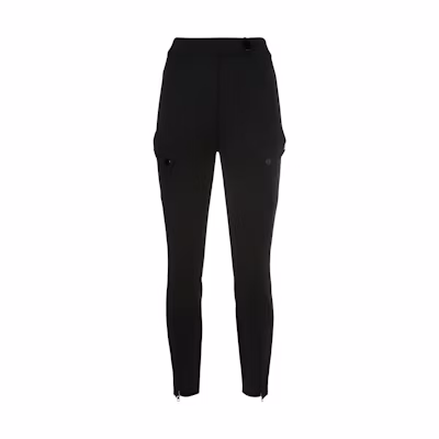 (Women) Alexander Wang Slim Fit Black Casual Pants with Zippered Ankles & Multiple Pockets Women. 1W374009E4-001
