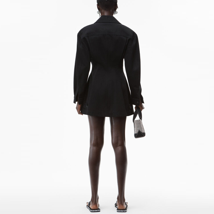 (Women) Alexander Wang Slim Fit Denim Flared Dress 4WC1216104-001 圖 4