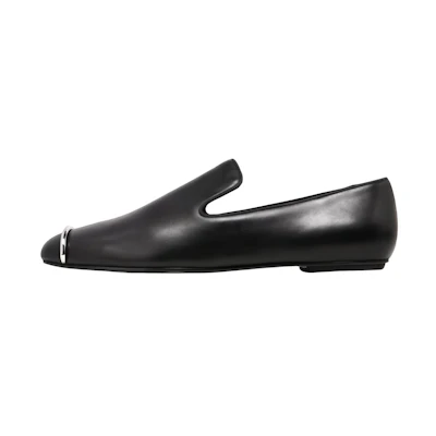 (W) Alexander Wang Slip-On 'Black Leather'