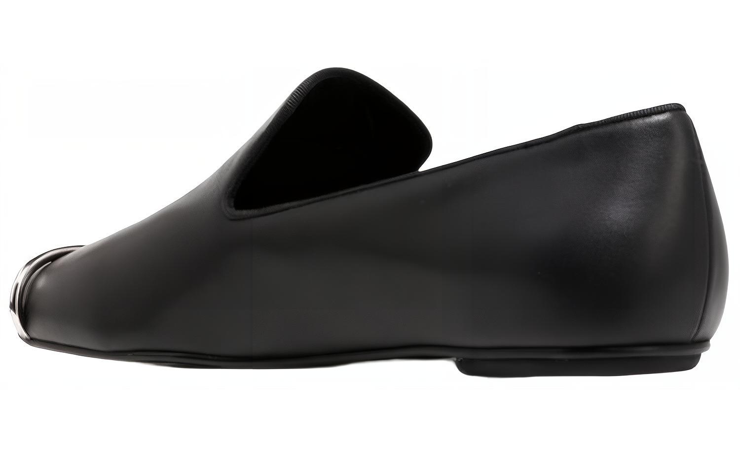 (W) Alexander Wang Slip-On 'Black Leather' 圖 4