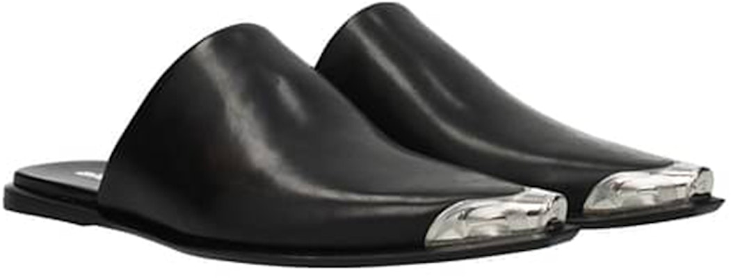 (W) Alexander Wang Sepatu 'Kulit Hitam Kasual' 3019M0026L001 Order (W) Alexander Wang Sepatu 'Kulit Hitam Kasual' 3019M0026L001
