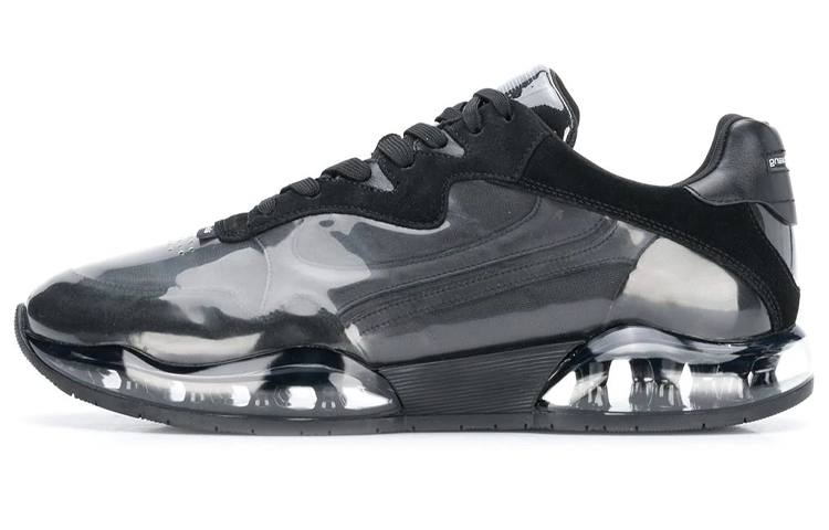 (W) Alexander Wang Sneakers 'Marble Print Black Grey'