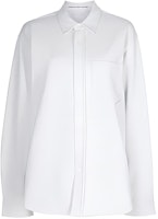 (Women) Alexander Wang Solid Color Button-Up Long Sleeve Shirt White UCC3211259-050 (Women) Alexander Wang Solid Color Button-Up Long Sleeve Shirt White UCC3211259-050